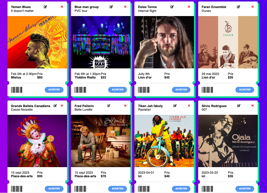 portfolio, site de ventes de vêtements haute-coutures